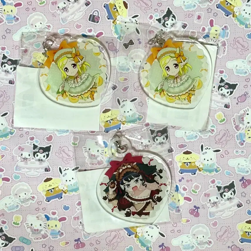 [BUNJANG] PriPara Marukuji Acrylic Charm Fuwari Garuru / 프리파라 마루쿠지 아크릴 키링 아크릴 챰 후와리 가루루
