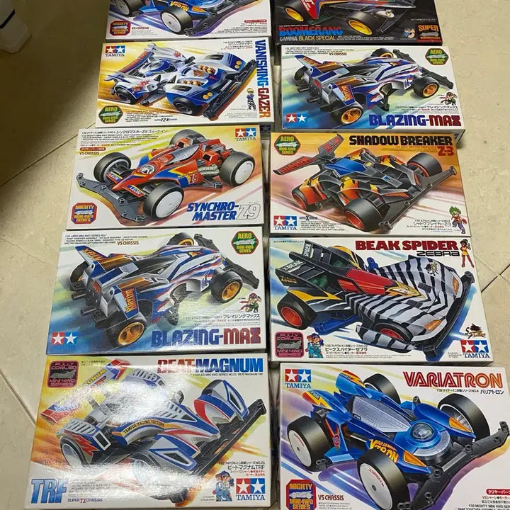 [BUNJANG] Tamiya Mini 4WD Classic Collection Bundle Set (10 pcs) / 타미야 미니카 우리는 챔피언 및 고전 모음 10종 일괄