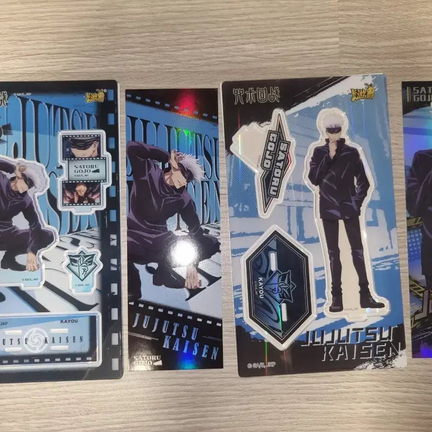 [BUNJANG] Jujutsu Kaisen Satoru Gojo &amp; Students Acrylic Stand Set (5 Pieces) / [단순개봉] 고죠사토루 포함 아크릴스탠드 5개일괄