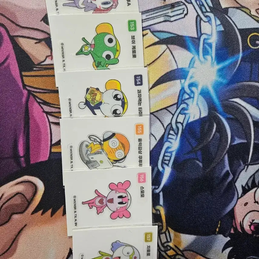 [BUNJANG] Keroro The Frog Sticker Collection - Series 1 Full Set + Series 2 Partial Set Bundle / 개구리 중사 케로로 띠부실 1탄 전종+2탄 일부 일괄