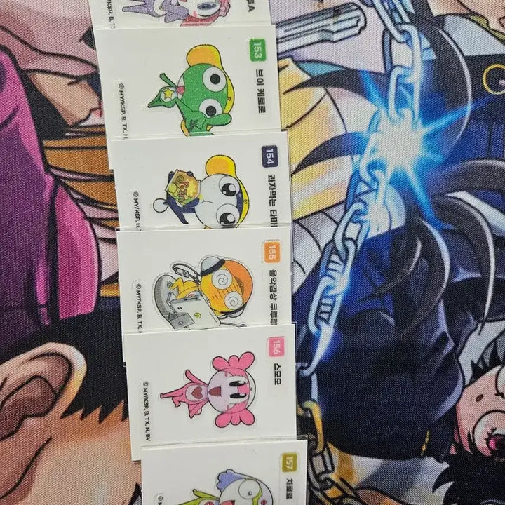 [BUNJANG] Keroro The Frog Sticker Collection - Series 1 Full Set + Series 2 Partial Set Bundle / 개구리 중사 케로로 띠부실 1탄 전종+2탄 일부 일괄