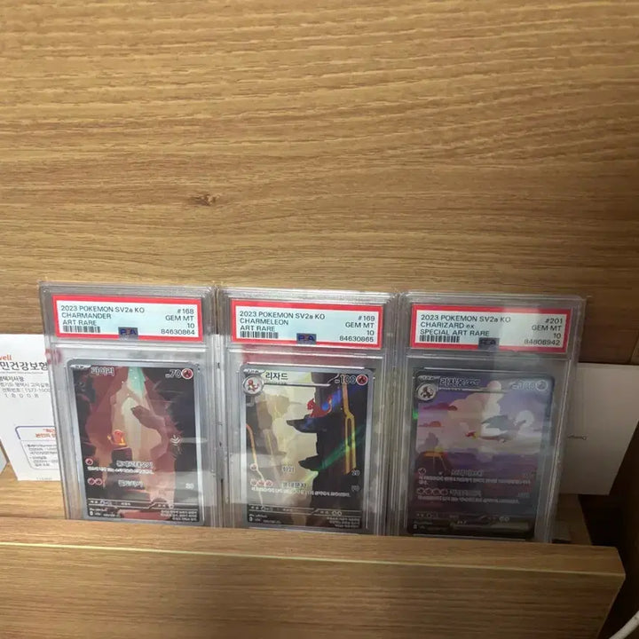 [BUNJANG] Pokemon Graded Cards Set (Charizard, Blastoise) / 포켓몬 등급카드 판및교 (리자몽,거북왕)