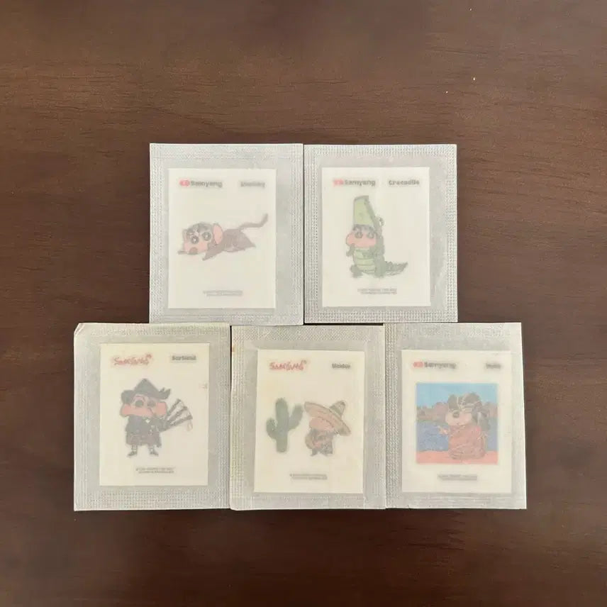 [BUNJANG] Shinbi Apartment Collection Stickers Bundle / 짱구 띠부씰