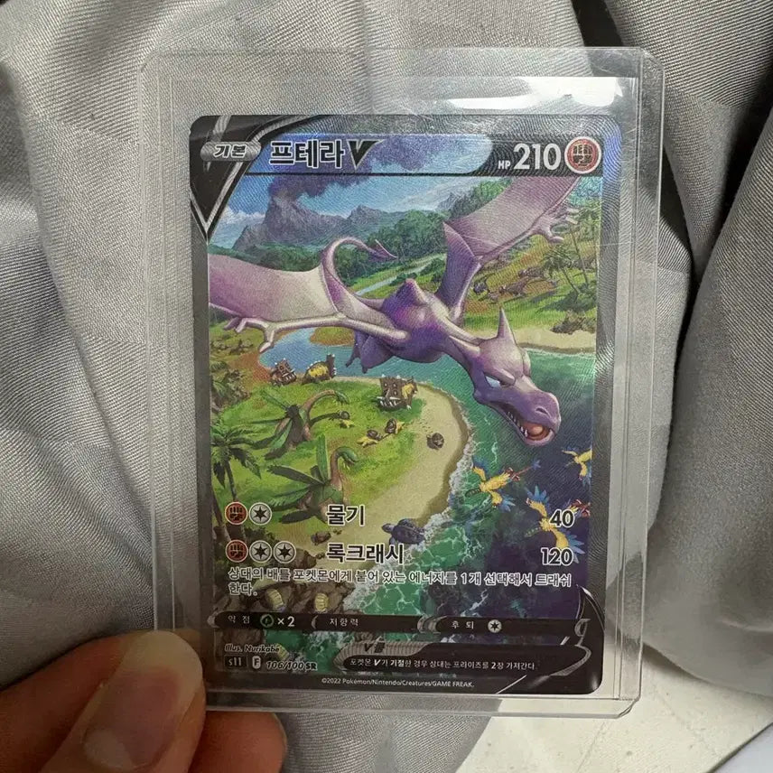 [BUNJANG] Terapagos V SR Special Illustration Rare Pokemon Card / 프테라V sr 특일 (교환,네고 가능)