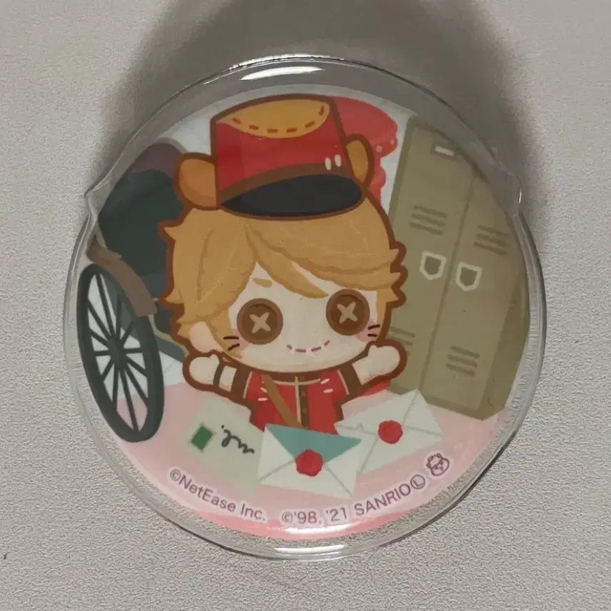 [BUNJANG] Identity V Postman Sanrio SD Can Badge / 제5인격 우편배달부 산리오 SD 캔뱃지