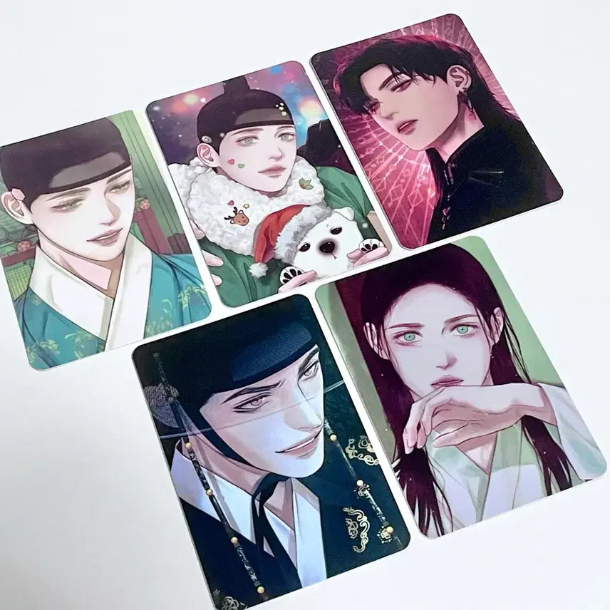 [BUNJANG] GUIYAGOK Collection Photocards Set (5 types) / 귀야곡 컬렉션 포토카드 5종 일괄 재신 이녹 금동이 포카 컬포