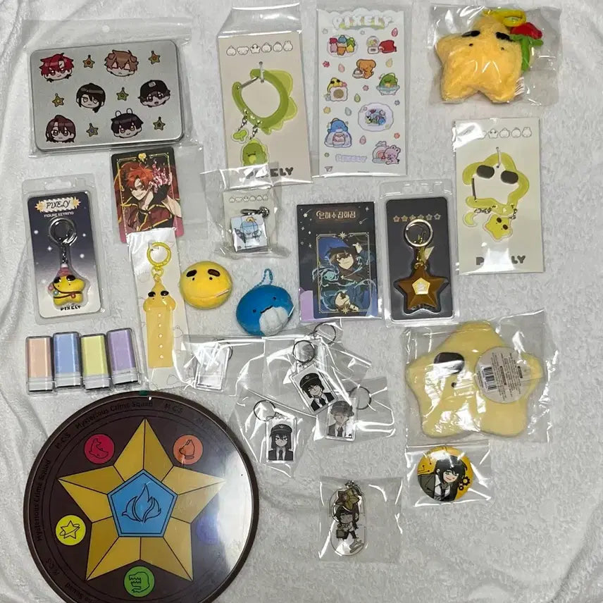 [BUNJANG] Jamtel Tentip Pixelry Mystery Investigation Team Goods / 잠뜰 뜰팁 픽셀리 미수반 미스터리 수사반 굿즈 양도합니다