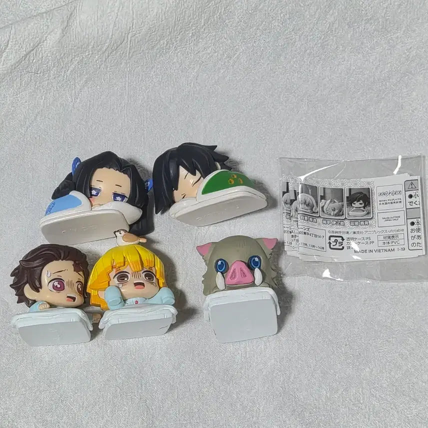 [BUNJANG] Demon Slayer Butterfly Mansion Full Set Gacha (Opened) / (개봉전시) 5종 풀셋 오네무탄 6탄 가챠 귀멸의칼날 나비저택 풀셋