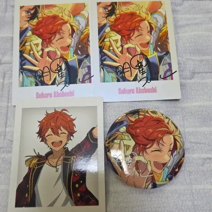 [BUNJANG] Ensemble Stars! Subaru Akehoshi 10th Anniversary Snapshot Can Badge / 앙스타 스바루 10주년 파샷츠 캔뱃지