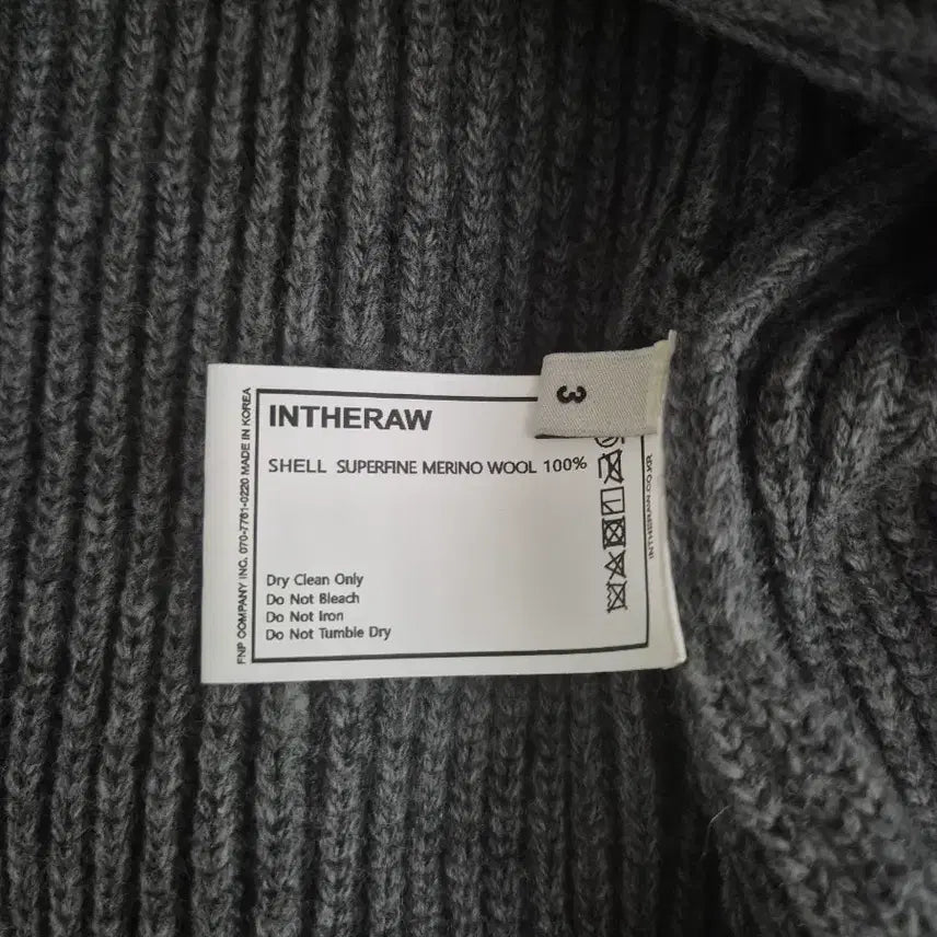 [BUNJANG] The Row Roy Full Zip Knit Grey Melange Size 3 / 인더로우 로이 풀집업 니트 그레이멜란지 3