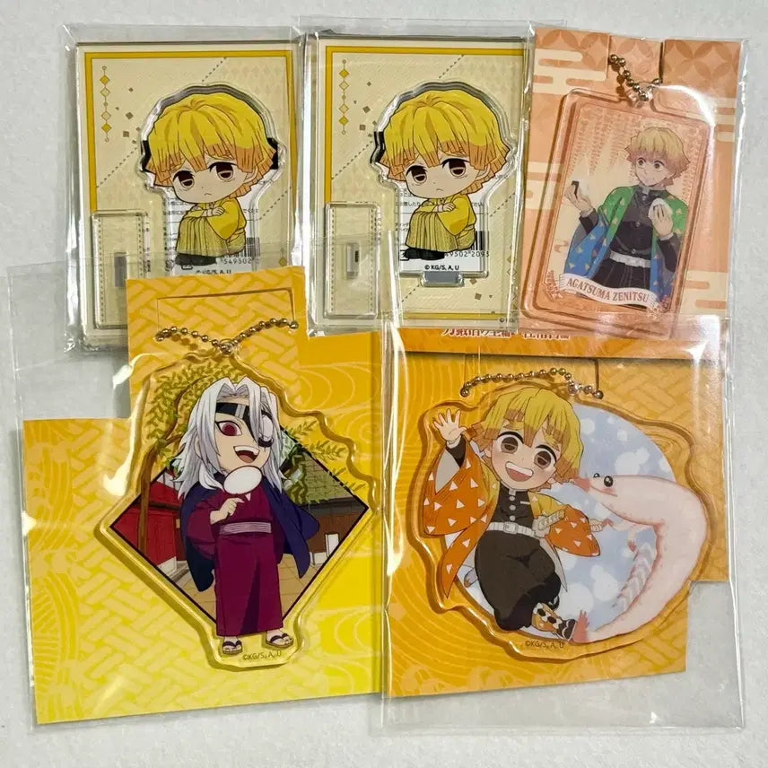 [BUNJANG] Demon Slayer Zenitsu &amp; Uzui Acrylic Standee Bundle / 귀멸의칼날 젠이츠 아크릴 우즈이 아크릴 일괄판매