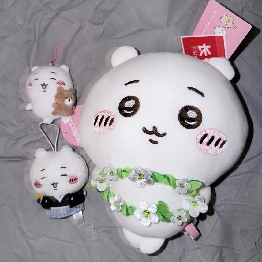 [BUNJANG] Cheekaa Official Mascot Stress Ball Doll Set / 치이카와 정품 마스코트 스트레스볼 화관 인형 누이 일괄