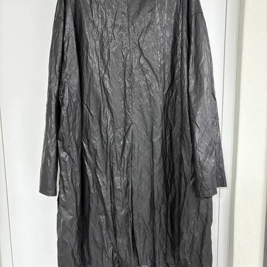 [BUNJANG] LCBX Metallic Eco Leather Coat / lcbx 메탈릭 에코 레더 코트