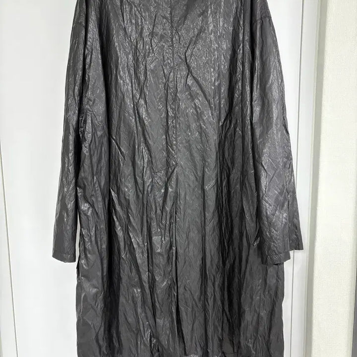 [BUNJANG] LCBX Metallic Eco Leather Coat / lcbx 메탈릭 에코 레더 코트