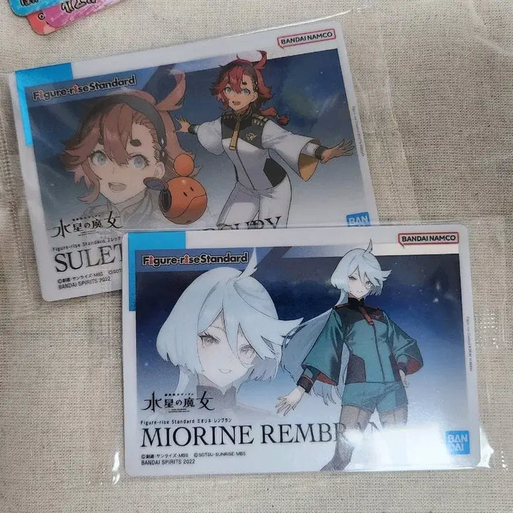 [BUNJANG] Mobile Suit Gundam: The Witch from Mercury Wafer Visual Art Card Set - Aerial &amp; Suletta Mercury, Miorine Rembran / 수성의 마녀 웨하스 비주얼 아트 카드 2종 슬레타 미오리네