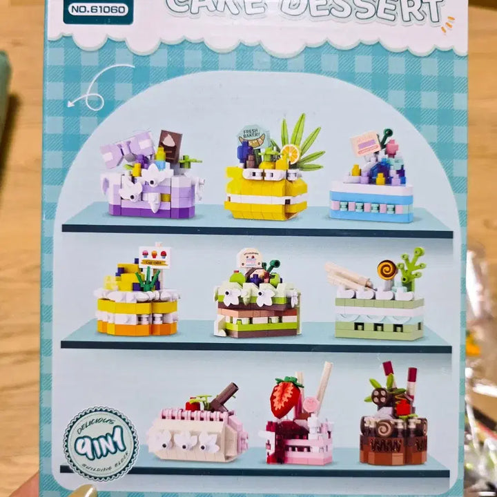 [BUNJANG] Dessert Cake Nano Block Set / 디저트 케이크 나노 블럭 7종 일괄