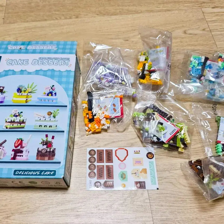 [BUNJANG] Dessert Cake Nano Block Set / 디저트 케이크 나노 블럭 7종 일괄