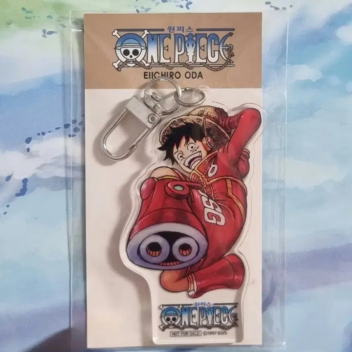 [BUNJANG] One Piece Luffy Aladdin Acrylic Keychain Egghead / 원피스 루피 알라딘 아크릴 키링 에그헤드