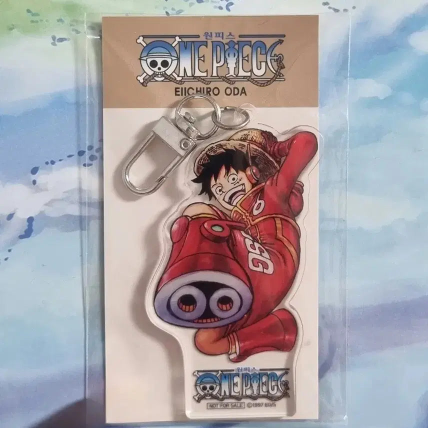 [BUNJANG] One Piece Luffy Aladdin Acrylic Keychain Egghead / 원피스 루피 알라딘 아크릴 키링 에그헤드