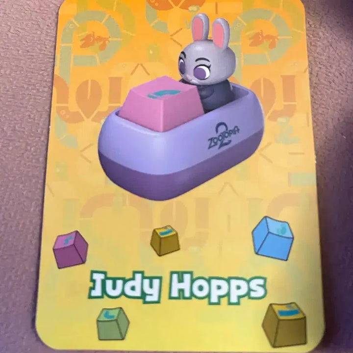 [BUNJANG] Zootopia Judy Hopps Genuine Keycap Unsealed / 주토피아 피규어 정품 키캡 [ 주디 홉스 ] 미개봉 판매 양도