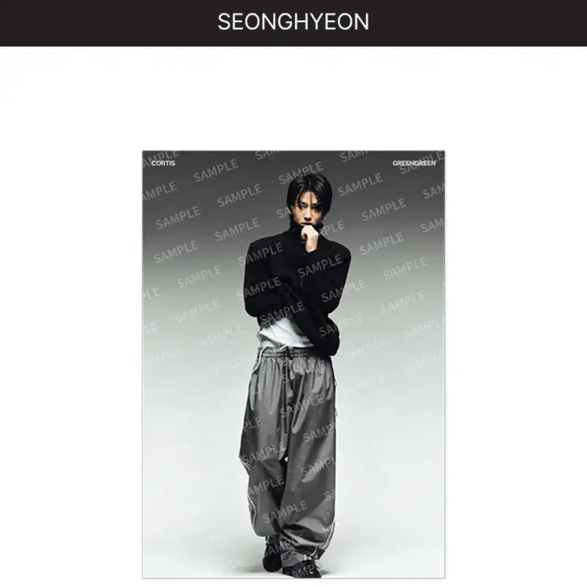 [BUNJANG] CORTIS Pop-Up Seonghyeon Poster / 코르티스 팝업 성현 포스터