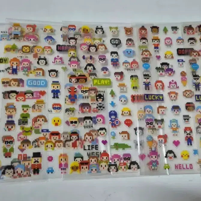 [BUNJANG] My Pixel Studio Sticker Set / 고전문구 마이픽셀 스튜티오 스티커