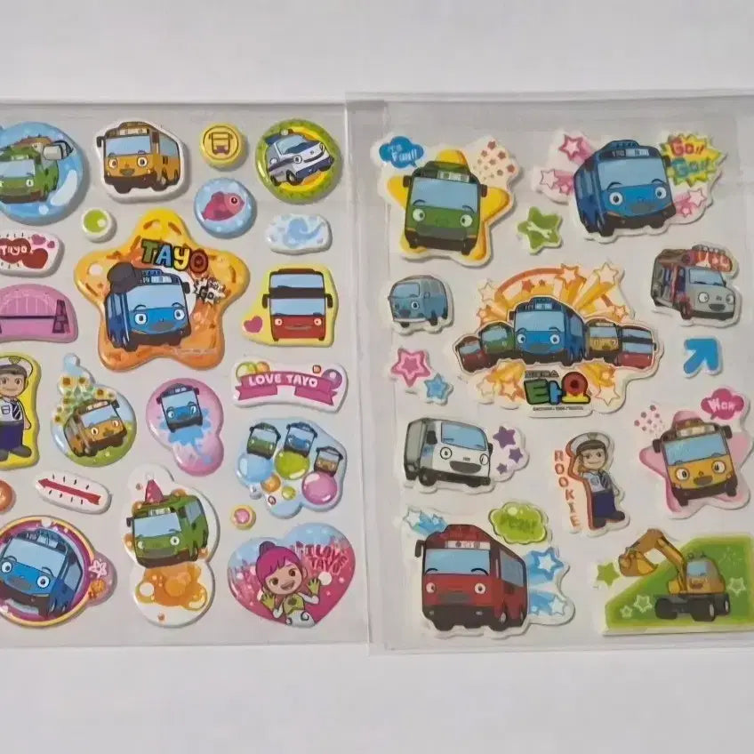 [BUNJANG] Vintage Tayo Sticker / 고전 타요 스티커
