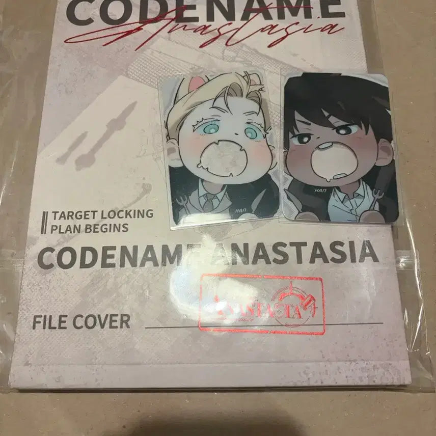 [BUNJANG] Mercurystudio Code Name Anastasia File Cover Set / 머큐리스튜디오 코드아나 코드네임 아나스타샤 파일커버셋
