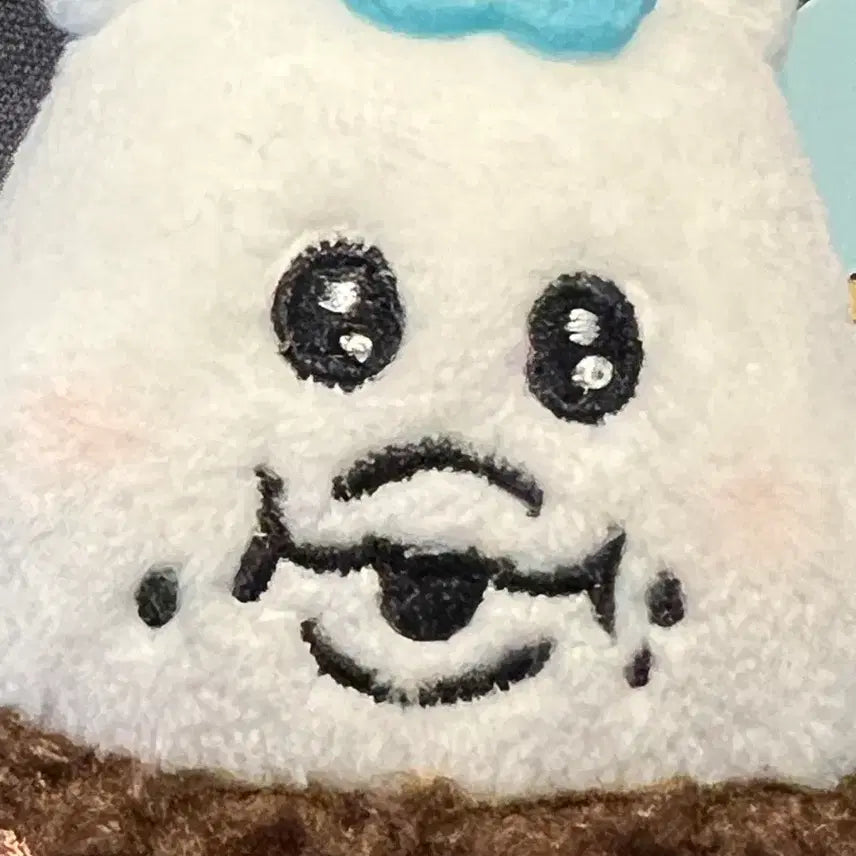 [BUNJANG] Eunppochamu Shiru Tteok Doll Keychain / 음뽀챠무 시루떡 인형 키링