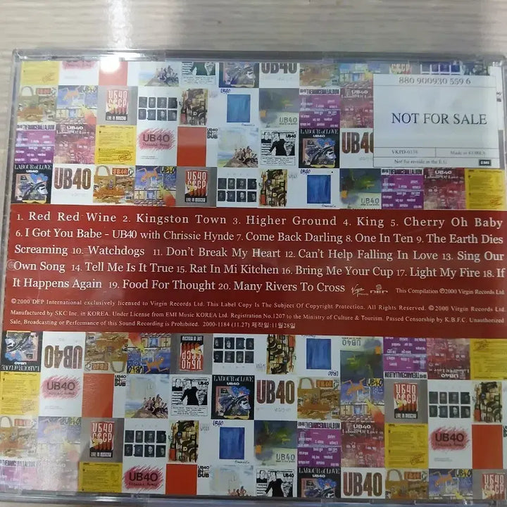 [BUNJANG] UB40 Best Album CD / UB40 베스트 앨범 CD