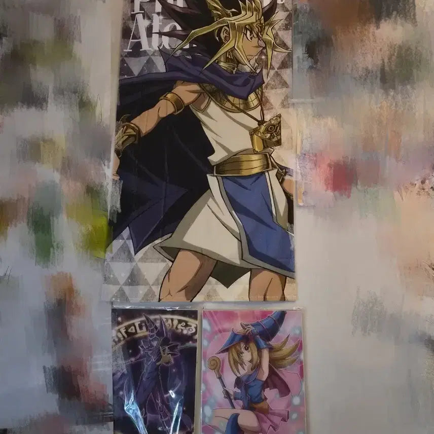 [BUNJANG] Yu-Gi-Oh! Atem Big Towel Blanket Goods Set / 유희왕 아템 빅타올 담요 굿즈 판매