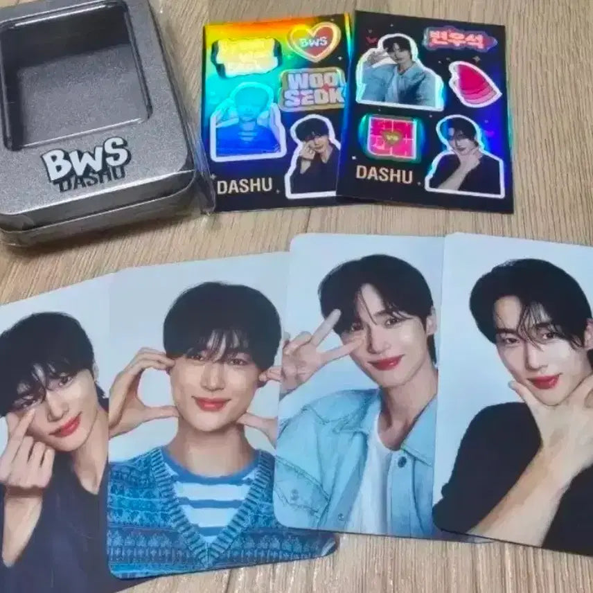 [BUNJANG] Byun Woo Seok DASHU Photocard and Sticker Set / 변우석 DASHU 포토카드 + 스티커 세트