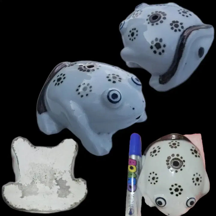 [BUNJANG] White Porcelain Frog Inkstone / 연적