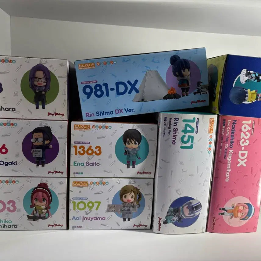[BUNJANG] Yuru Camp Nendoroid 9 Types Bundle Set / 유루캠 유루캠프 넨도로이드 9종 일괄판매
