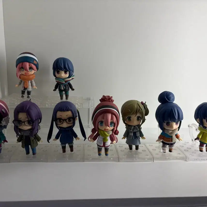 [BUNJANG] Yurukamp Nendoroid Set of 9 Figures / 유루캠 유루캠프 넨도로이드 9종 일괄판매