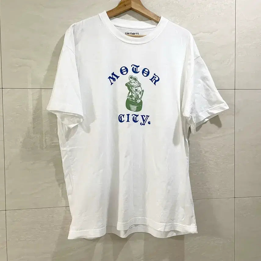 [BUNJANG] Carhartt Motor City Short Sleeve T-Shirt / 칼하트 / Motor City 티셔츠, 반팔 티셔츠 / M(105)