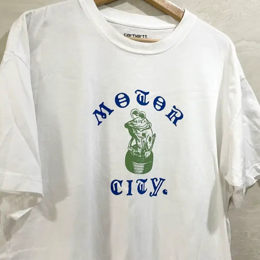 [BUNJANG] Carhartt Motor City Short Sleeve T-Shirt / 칼하트 / Motor City 티셔츠, 반팔 티셔츠 / M(105)