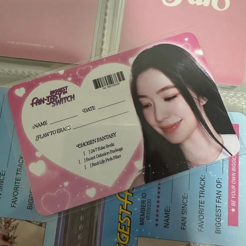 [BUNJANG] Red Velvet Irene Biggest Fan Club Goods Card / 레드벨벳 아이린 Biggest Fan Club 팬클럽 굿즈
