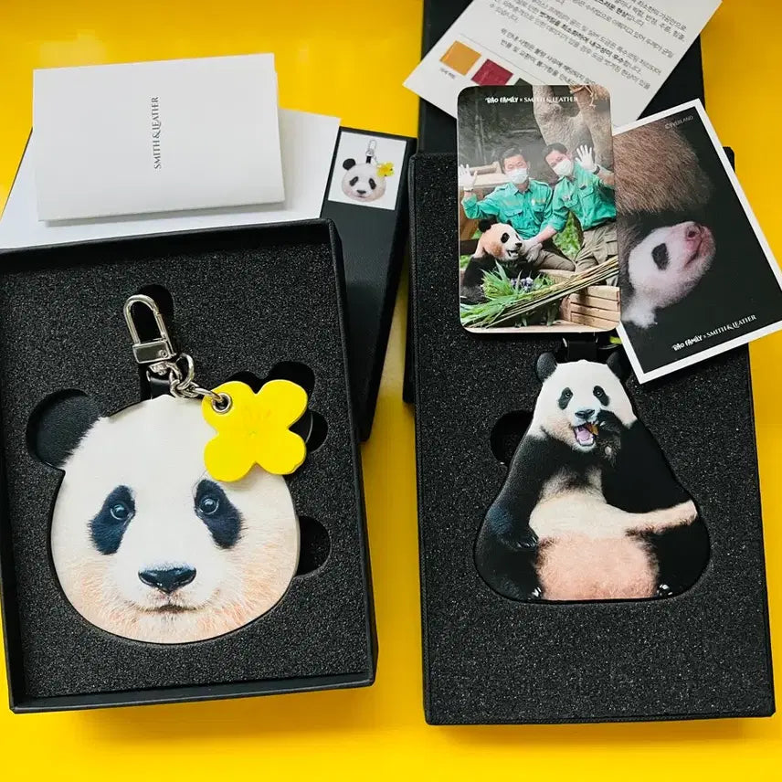 [BUNJANG] Fu Bao 197 Limited Edition &amp; Canola Flower Keyring Bundle Set / 푸바오 197 키링 ,유채꽃 키링 일괄판매