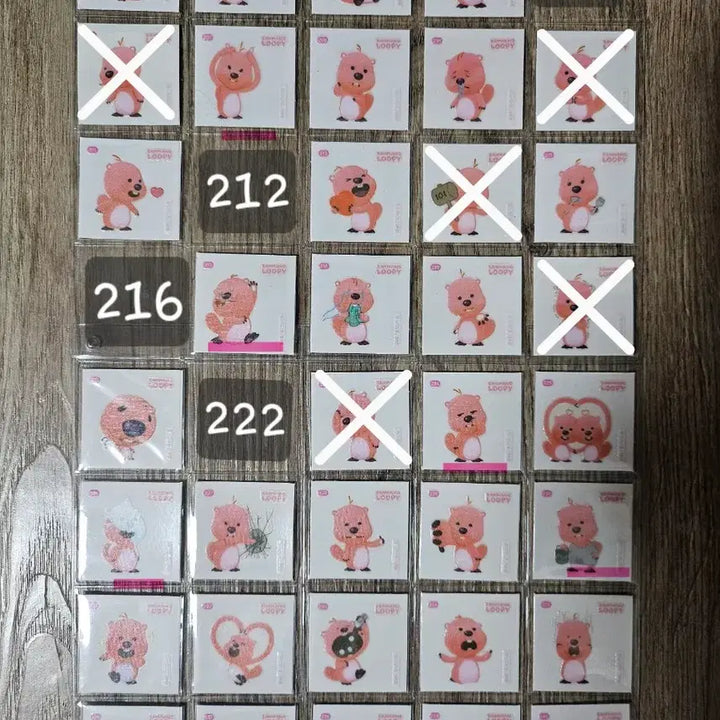 [BUNJANG] Jangmang Rupy TTI BBO Seal Stickers (No. 201-300) / 잔망루피띠부씰(201-300번) 교환및판매