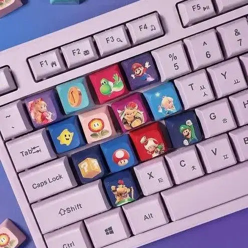 [BUNJANG] Super Mario x GS25 Random Keycap Set (Sealed) / 슈퍼마리오 x gs25 키캡 랜덤 미개봉 5개