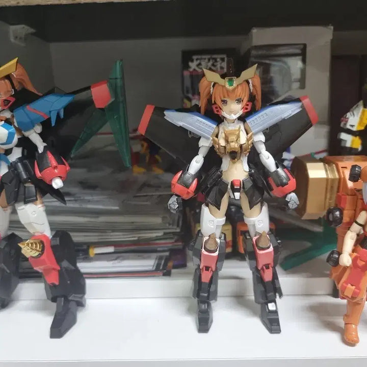 [BUNJANG] Kotobukiya Cross Frame Girl GaoGaiGar, GaoFighGar, Goldymarg Bundle Set / 크로스프레임 걸 가오가이가, 가오파이가, 골디마그 일괄