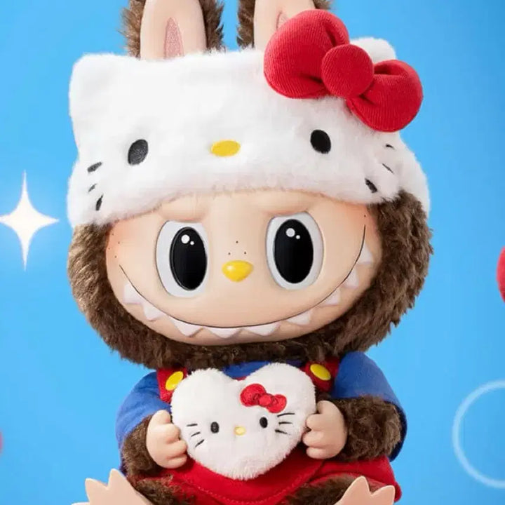 [BUNJANG] Labubu x Hello Kitty Collaboration Plush Toy / 새상품 라부부 헬로키티 인형