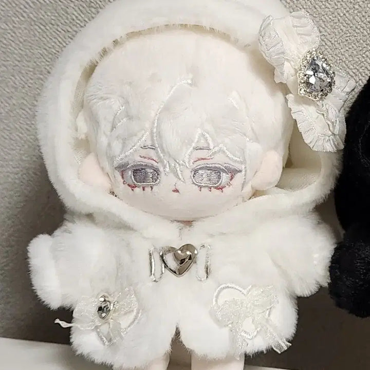[BUNJANG] Efil Blanc 10cm Doll with Keyring Pouch / 에필 블랑+키링파우치 무속성 10cm 솜인형