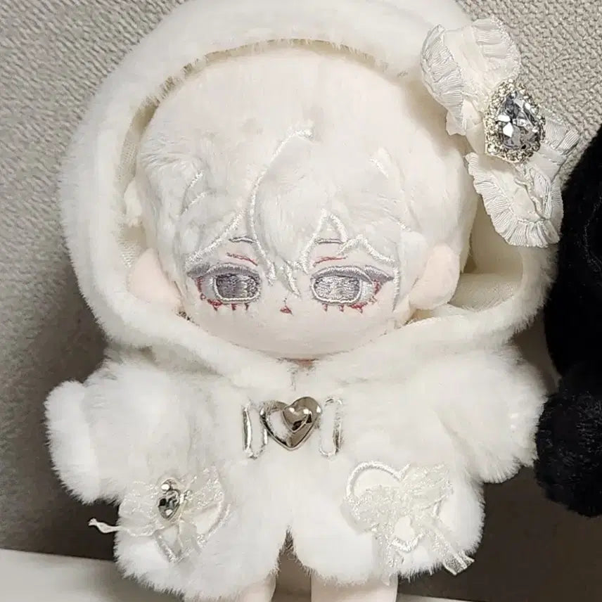 [BUNJANG] Efil Blanc 10cm Doll with Keyring Pouch / 에필 블랑+키링파우치 무속성 10cm 솜인형