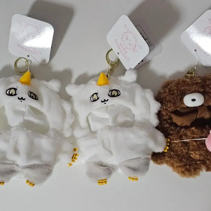 [BUNJANG] Chiikawa Park Mascot Doll Clothes - Ano-ko &amp; Bear Doll / 치이카와파크 마스코트 인형옷 아노코 곰인형 애착 곰돌이