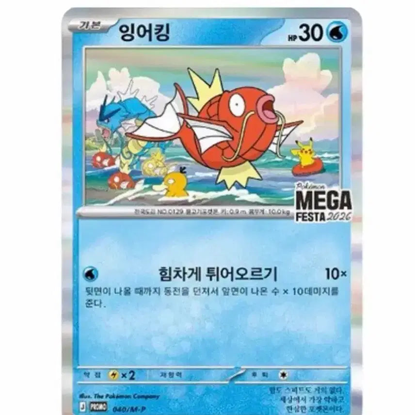 [BUNJANG] Magikarp Promo Card / 잉어킹 프로모 카드 급처