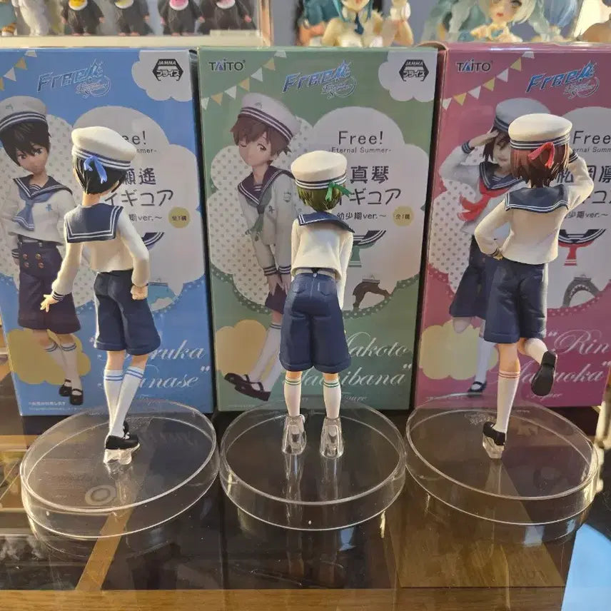 [BUNJANG] Free! Childhood Version Figure Bundle Set / 프리 free! 유년기 피규어(일괄)