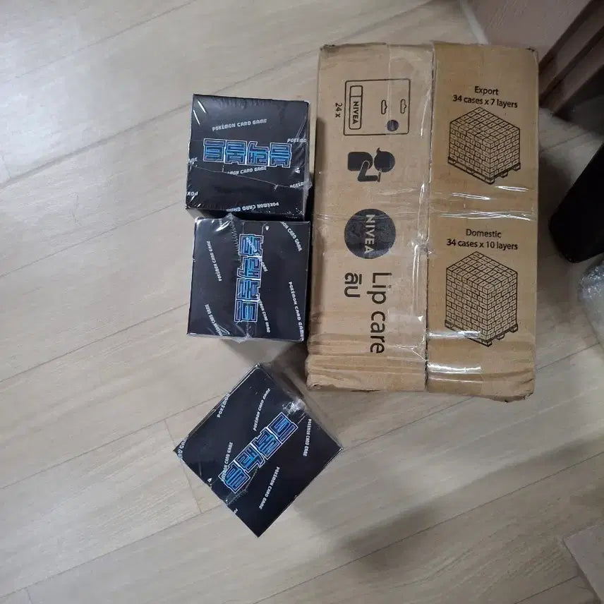 [BUNJANG] Pokemon Card Game Black Bolt Sealed 3 Box Bundle Set / (미개봉,슈링크o)포켓몬 카드 게임 블랙볼트 미개봉 3박스