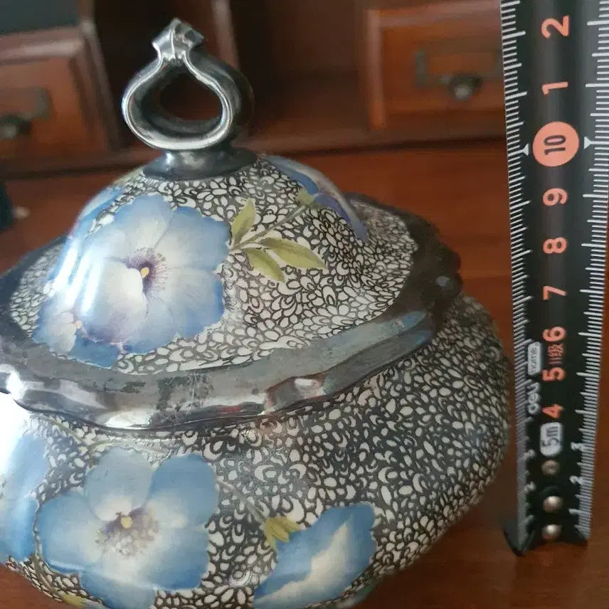 [BUNJANG] Rosenthal Silver Overlay Sugar Bowl / 독일 로젠탈 실버오버레이